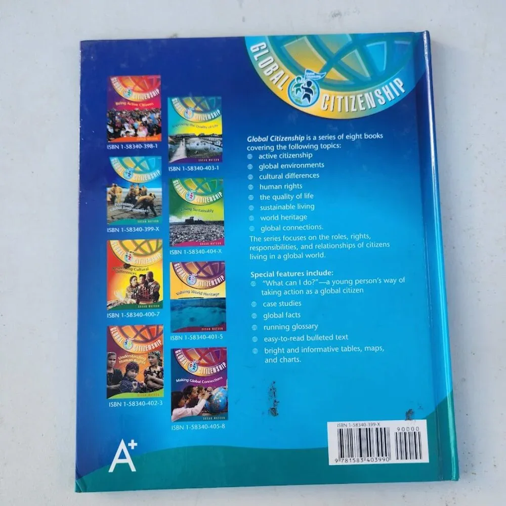 Protecting Global Environments Global Citizenship Hardcover Book by Susan Watson